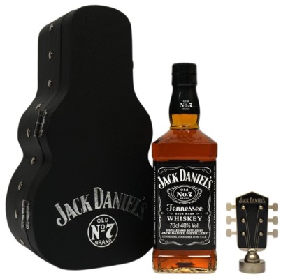 jack daniels guitar gift box